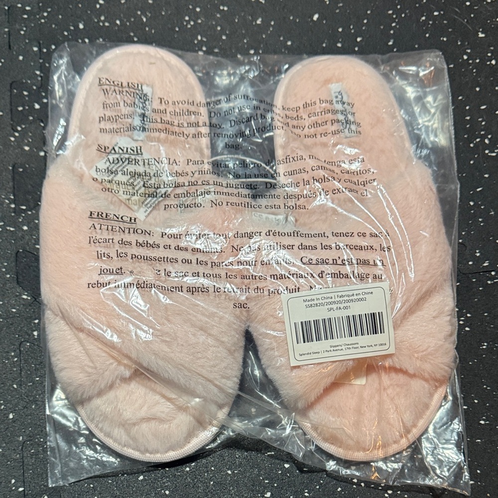 Splendid Blush Fuzzy Slippers